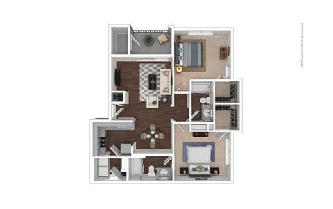 B4 Floor Plan at Preserve at Rolling Oaks, Texas